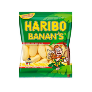 Haribo banane sachet de 30g-Leroy de la gourmandise